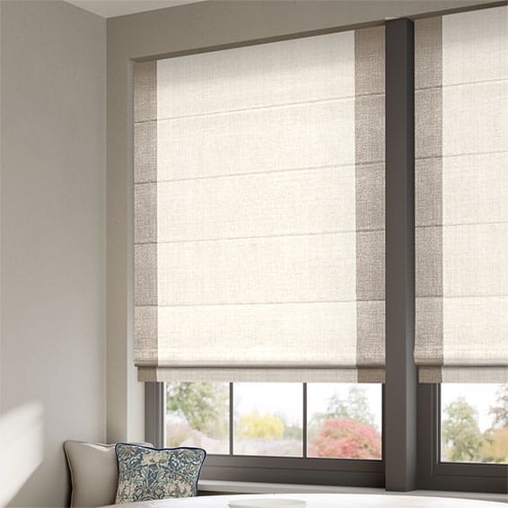 Puritan Dove White Roman Blind