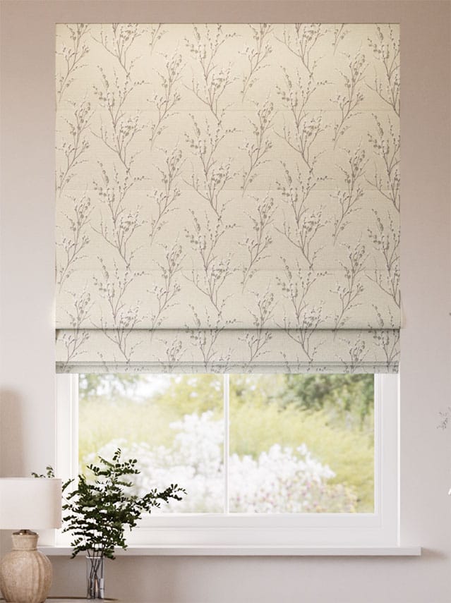 Pussy Willow Natural Roman Blind thumbnail image