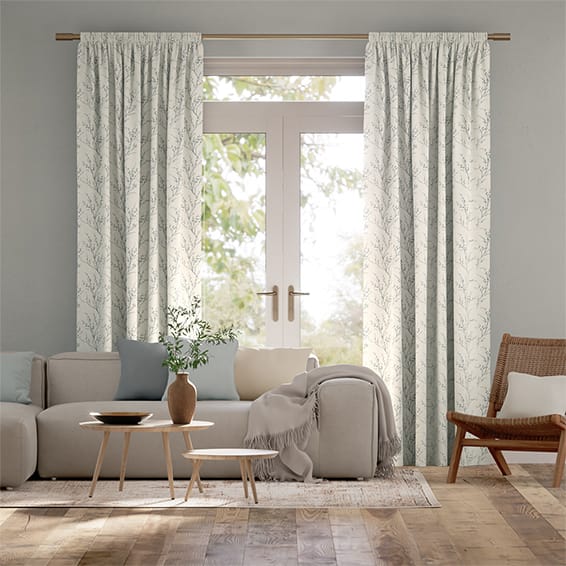 Pussy Willow Off White Seaspray Curtains