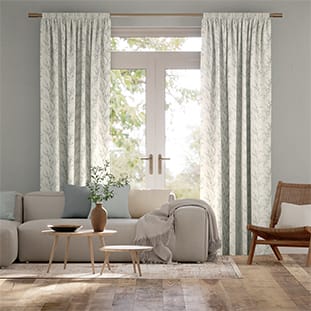 Pussy Willow Off White Seaspray Curtains thumbnail image