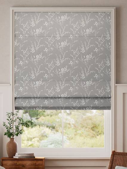 Pussy Willow Steel Roman Blind thumbnail image