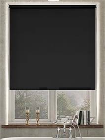 Electric PVC Blackout Black Roller Blind thumbnail image