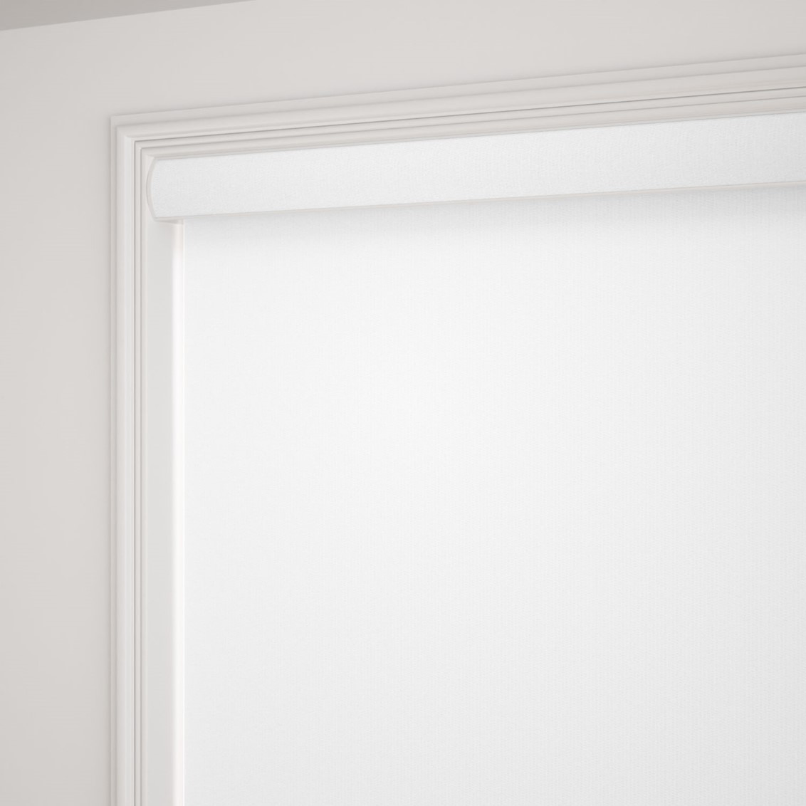 Electric PVC Blackout White Roller Blind