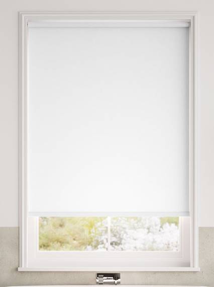 PVC Blackout White Roller Blind thumbnail image