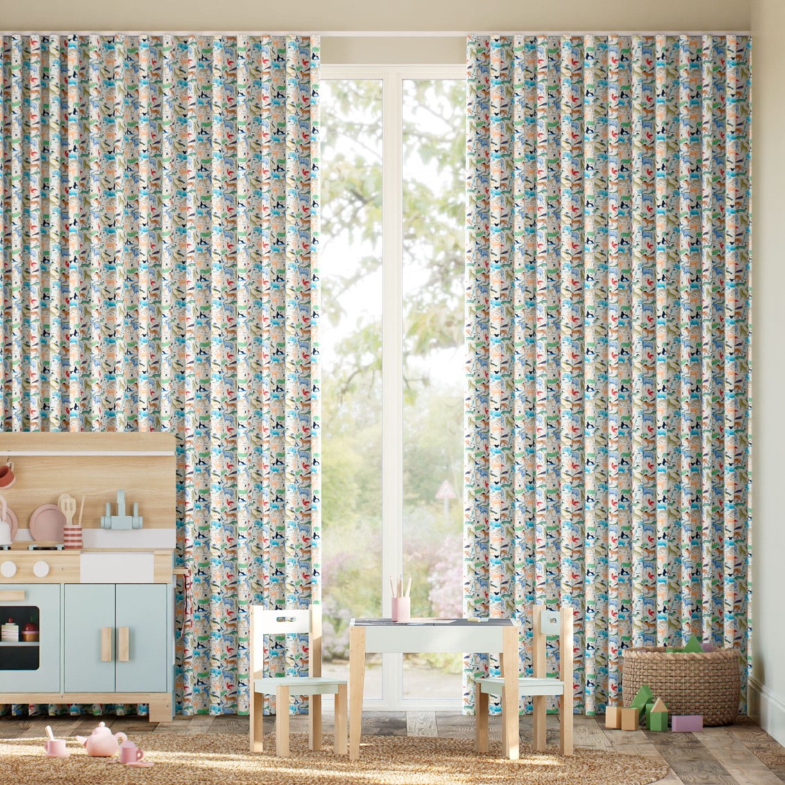 Quey Two Natural Curtains