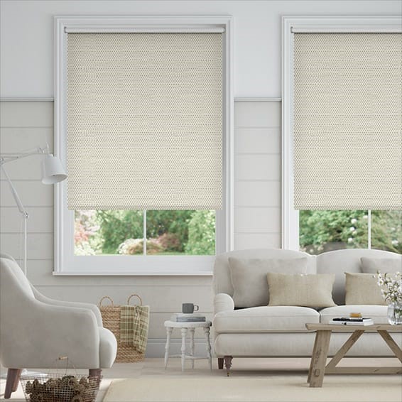 Raffia Blackout Linen Roller Blind