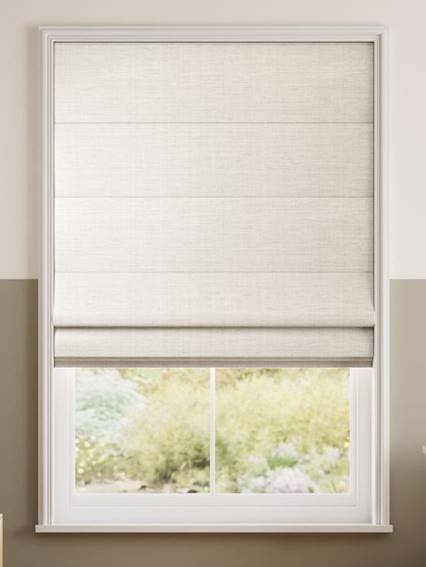 Real Silk Allora Alabaster Roman Blind thumbnail image