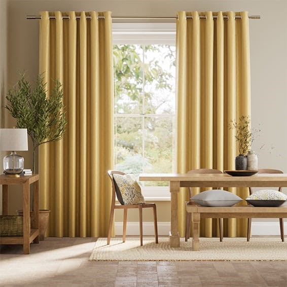 Real Silk Allora Aztec Gold Curtains