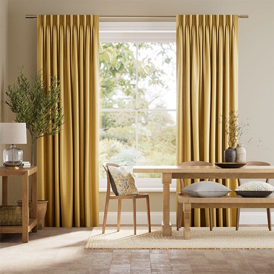 Real Silk Allora Aztec Gold Curtains