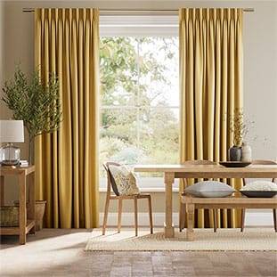 Real Silk Allora Aztec Gold Curtains thumbnail image