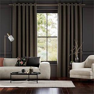 Real Silk Allora Obsidian Curtains thumbnail image