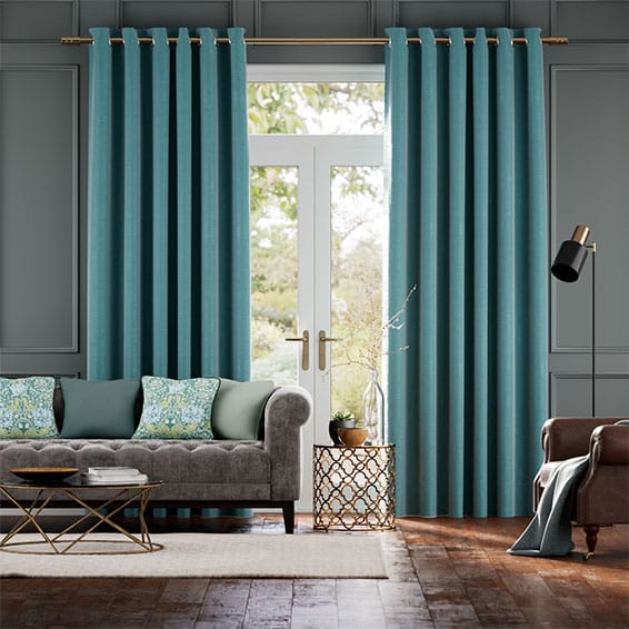 Real Silk Kingfisher Curtains