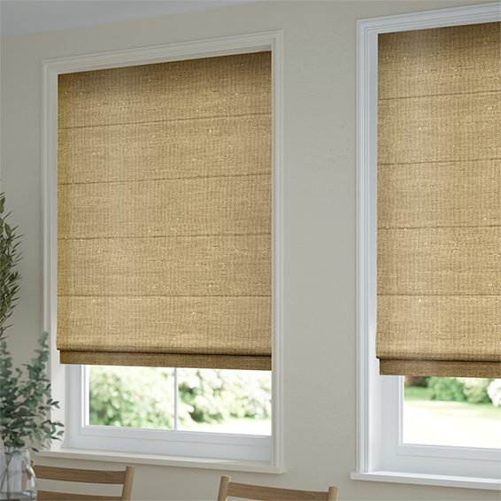 Real Silk True Gold Roman Blind | Blinds 2go™