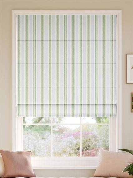 Regatta Stripe Blue & Green Roman Blind thumbnail image