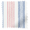 Regatta Stripe Blue & Red Roller Blind sample image
