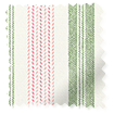 Regatta Stripe Green & Blush Roller Blind sample image