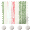 Regatta Stripe Pom-Pom Green & Blush swatch image