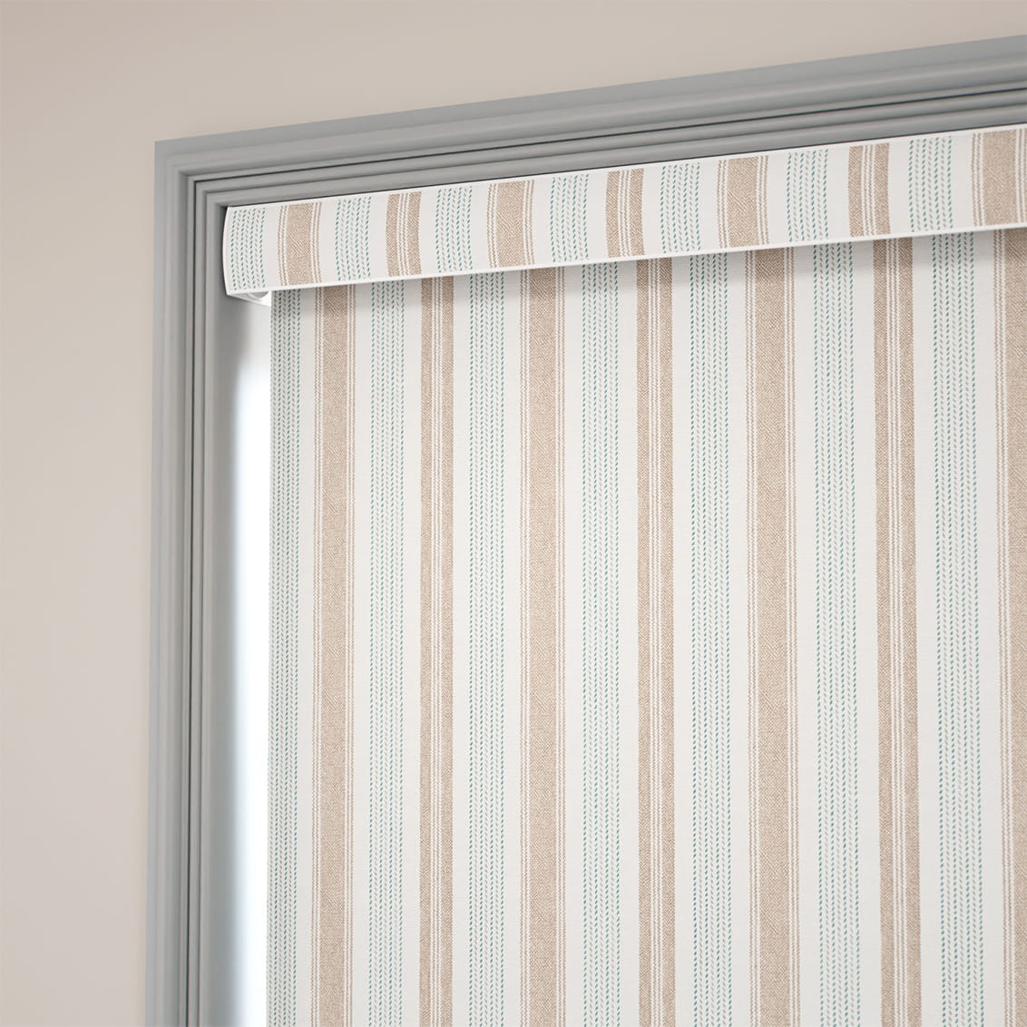 Regatta Stripe Neutral Roller Blind