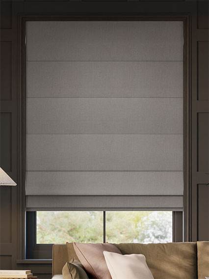 Remy Linen Mink Roman Blind thumbnail image