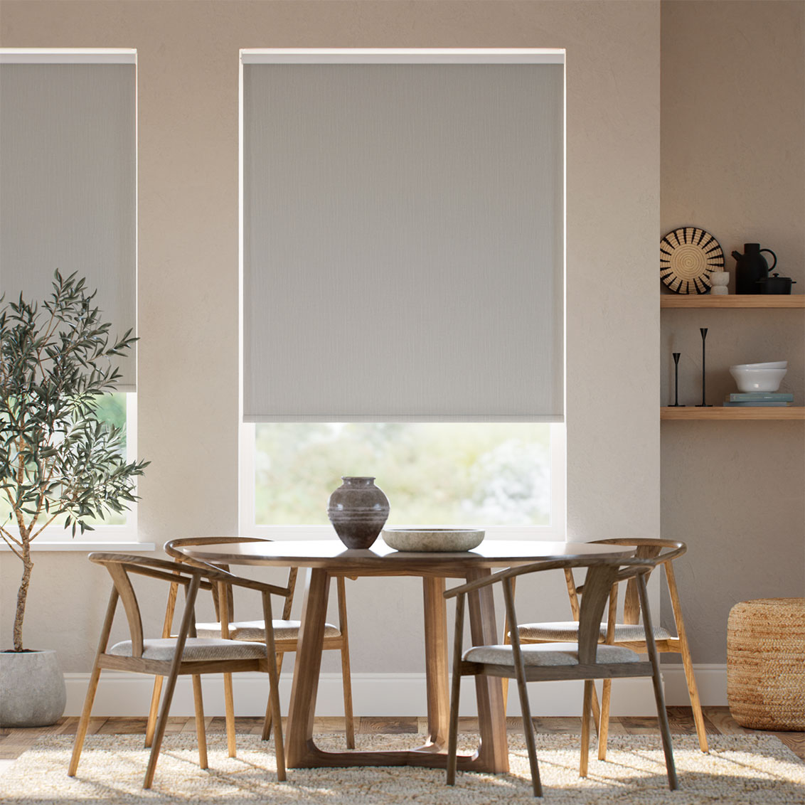 Choices Remy Linen Mouse Grey Roller Blind