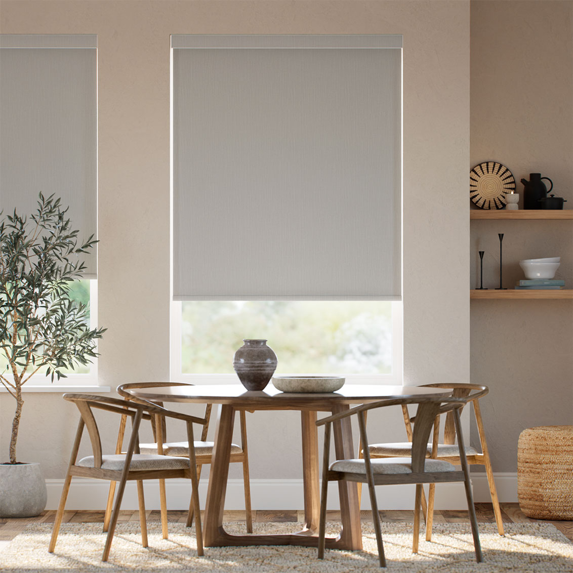 Choices Remy Linen Mouse Grey Roller Blind