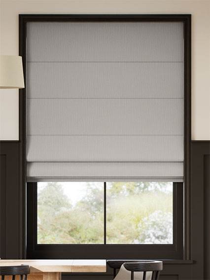 Remy Linen Mouse Grey Roman Blind thumbnail image