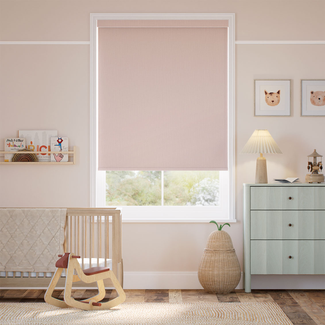 Choices Remy Linen Salmon Roller Blind