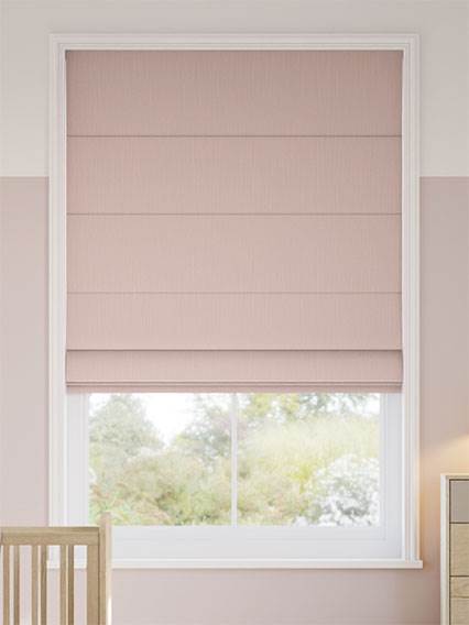 Remy Linen Salmon Roman Blind thumbnail image