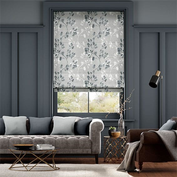 Renaissance Faux Silk Steel Roman Blind