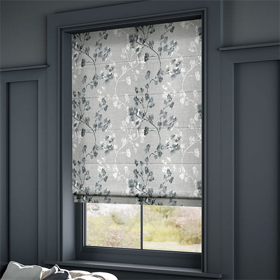 Renaissance Faux Silk Steel Roman Blind