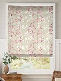 Renaissance Linen Blush Pink Roman Blind thumbnail image