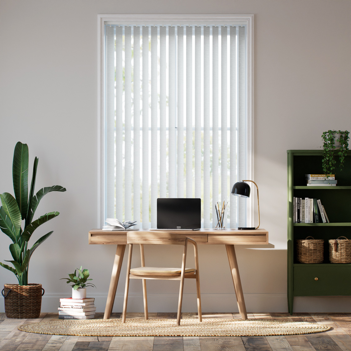 Rhea Gainsboro Grey Vertical Blind