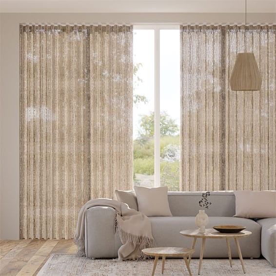 Rochana Voile Antique Gold Curtains