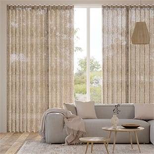 Rochana Voile Antique Gold Curtains thumbnail image