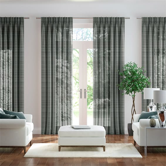 Rochana Voile Iron Grey Curtains