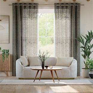 Rochana Voile Iron Grey Curtains thumbnail image