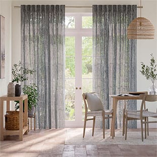 Rochana Voile Mineral Grey Curtains thumbnail image
