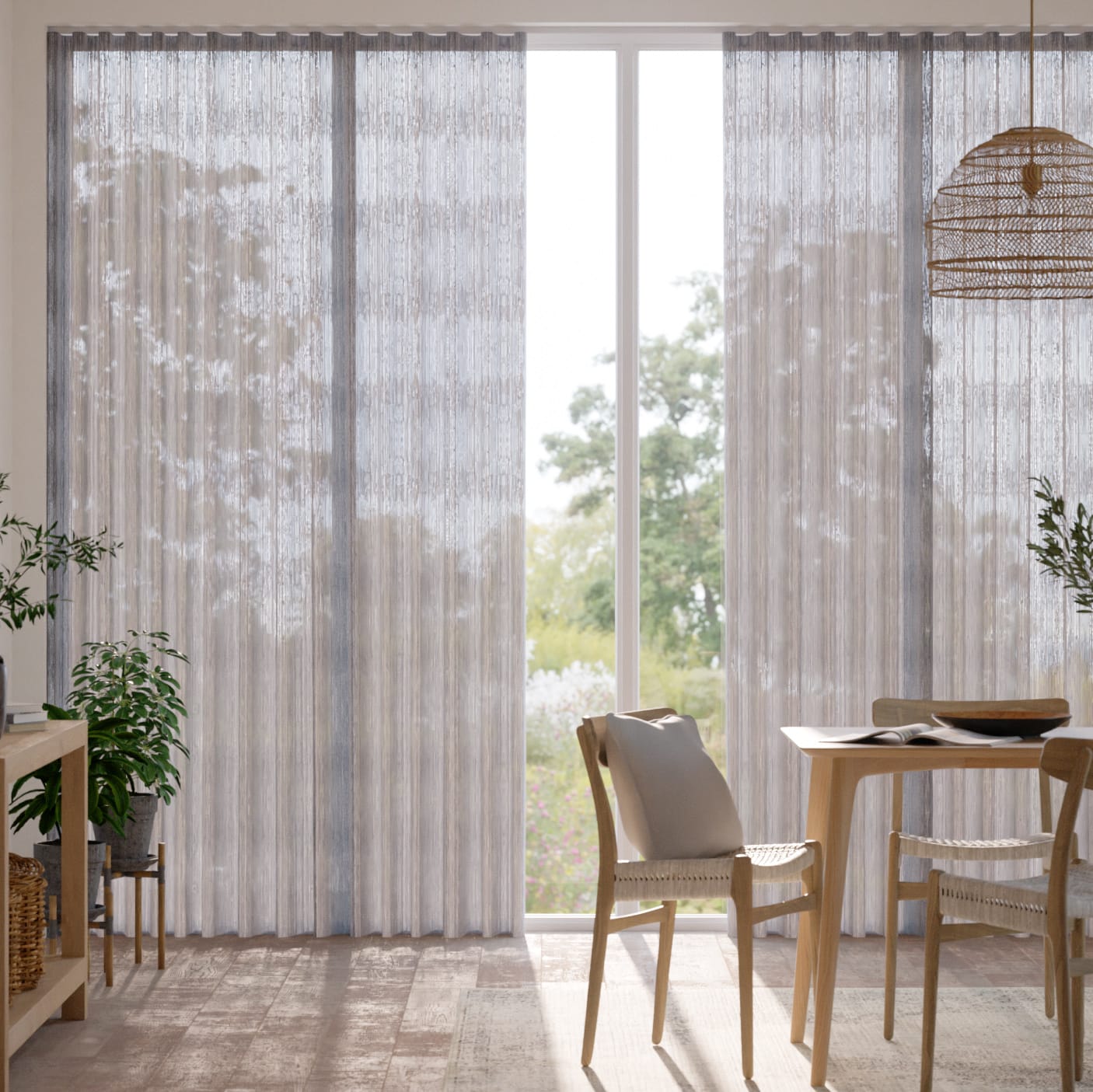 Rochana Voile Mineral Grey Curtains thumbnail image