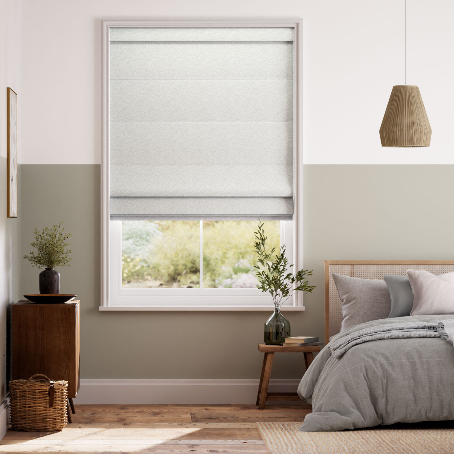 Rockhampton Mist Roman Blind