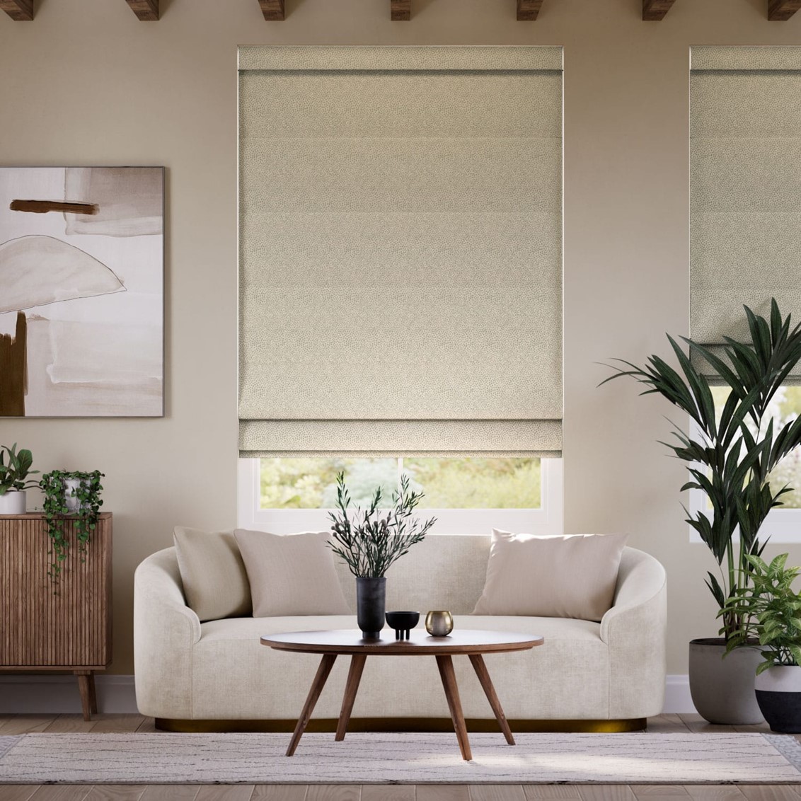 Rockhampton Mocha Roman Blind