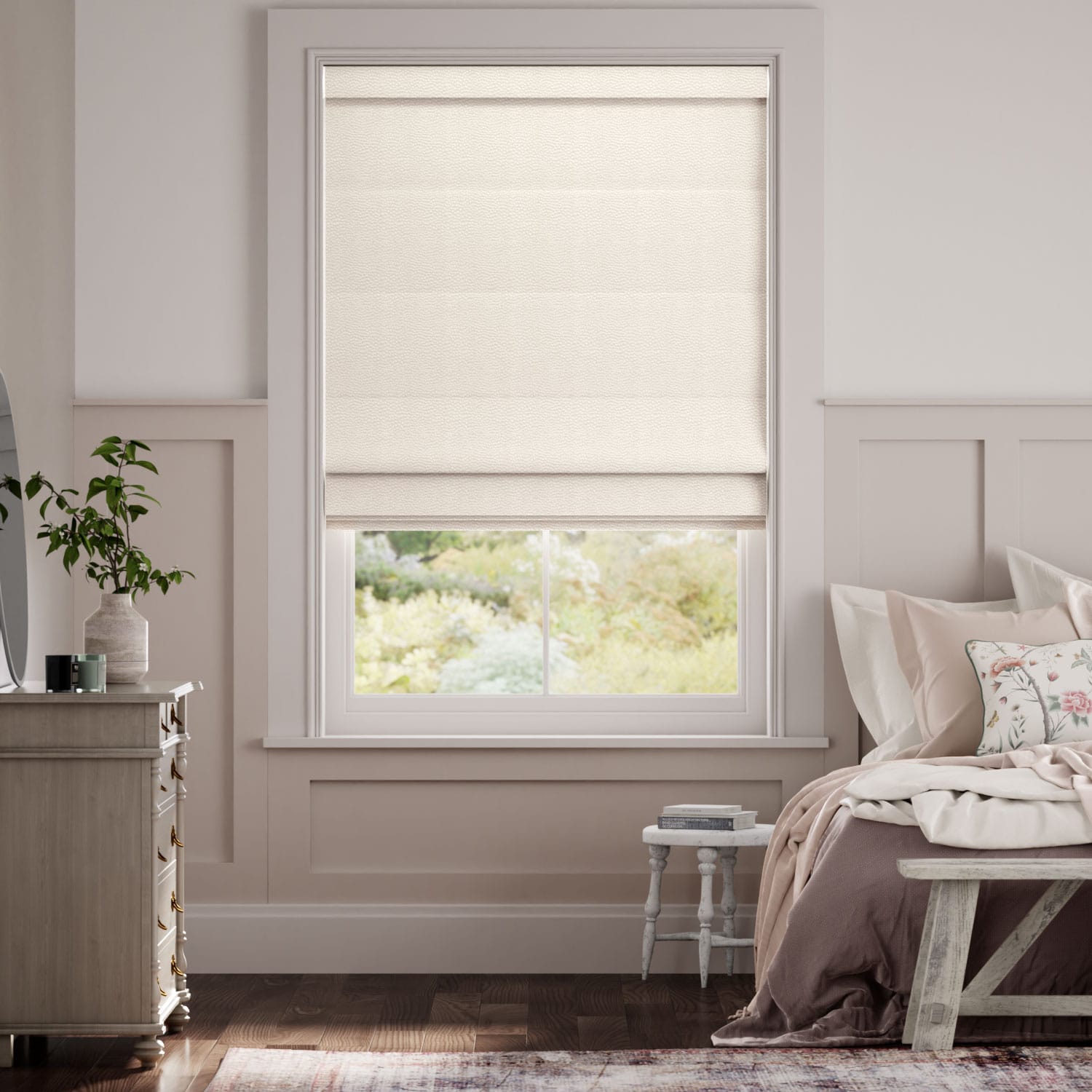 Rockhampton Pearl Roman Blind