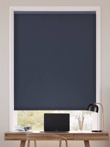 Sevilla Blackout Twilight Blue Roller Blind thumbnail image