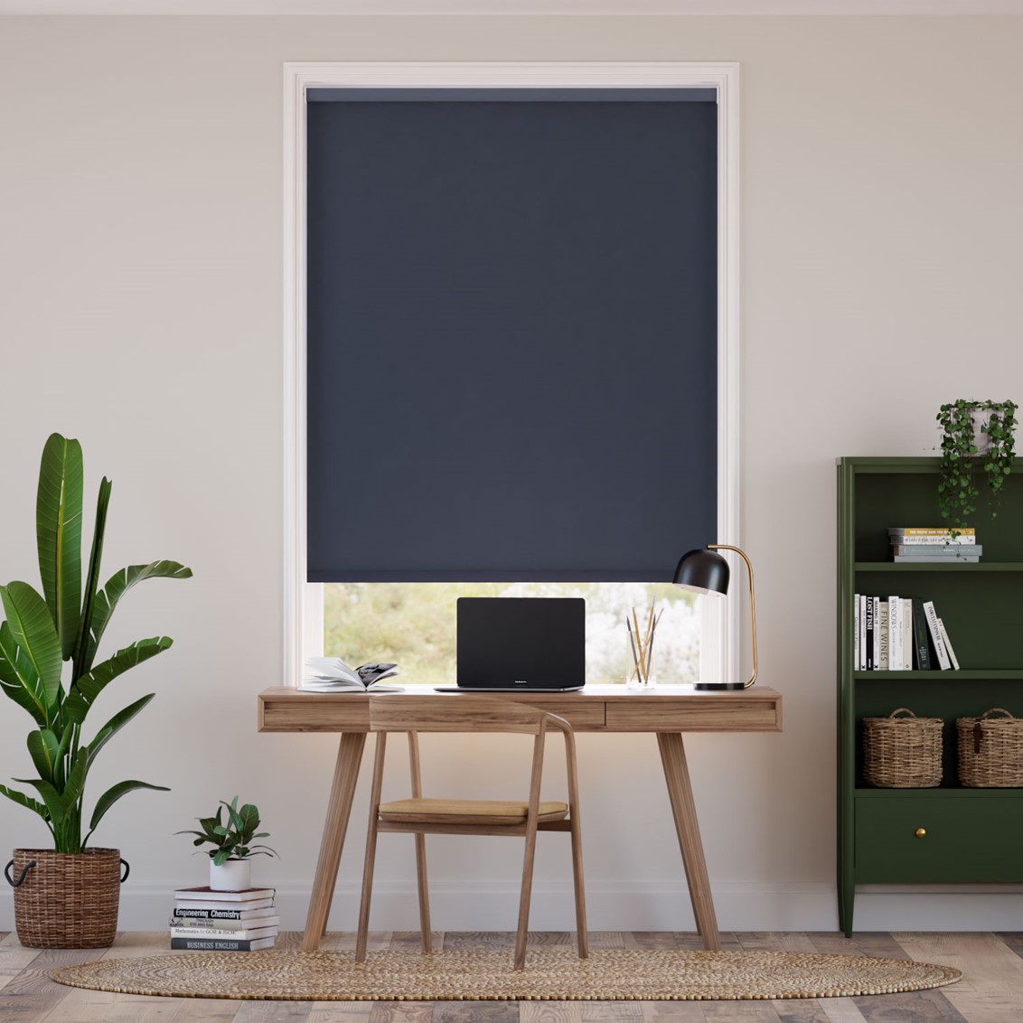 Sevilla Blackout Twilight Blue Roller Blind