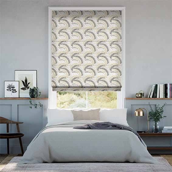 Rosalie Gold Roman Blind