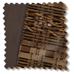 Electric Rosario Walnut & Acorn Roman Blind swatch image