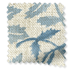 Rosehip Leaf Blue Curtains swatch image