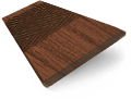 Rosewood & Chocolate Faux Wood Blind - 50mm Slat sample image