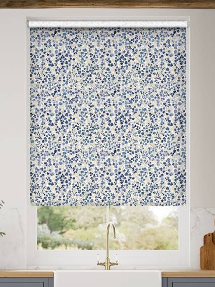 Twist2Go Rue Watercolour Blue Roller Blind thumbnail image