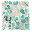 Twist2Go Rue Watercolour Teal Roller Blind swatch image