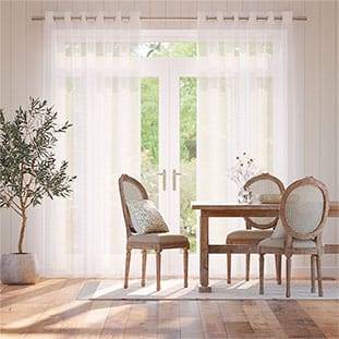 Sabe Voile Ivory Curtains thumbnail image